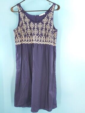 100% cotton Beach Lunch Lounge midi dress M